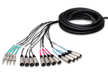 Load image into Gallery viewer, Hosa SH-12X4-25 Pro-Conex 12x4 Stage Box Snake 25 foot