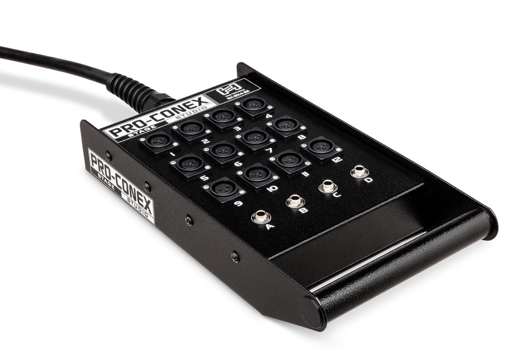 Hosa SH-12X4-50 Pro-Conex 12x4 Stage Box Snake 50 foot