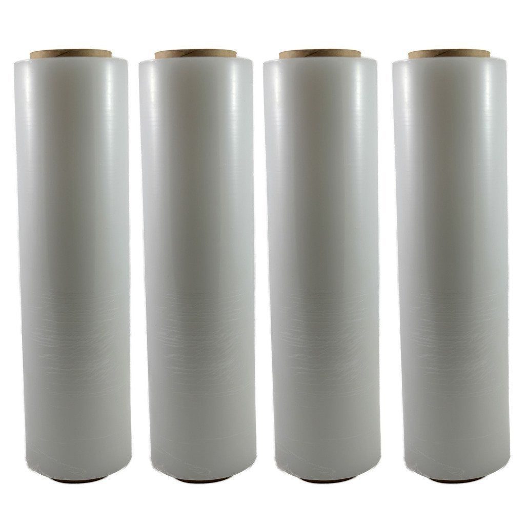 8 ROLLS 18" x 1500 FEET 80 Gauge Pallet Wrap Stretch Film Shrink Hand Wrap 1500'