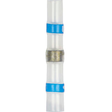 Load image into Gallery viewer, Install Bay SHSBBC Heat Shrink Blue Butt Connector w/Solder 16/14 GA - 10pk