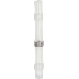 Install Bay SHSWBC-50 Heat Shrink White Butt Connector w/Solder 26/24 GA - 50pk