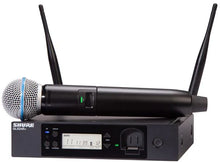 Load image into Gallery viewer, Shure GLXD24R Dual Band Vocal Wireless Handheld System with BETA58A