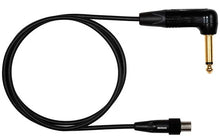 Load image into Gallery viewer, Shure WA307 Premium Locking Guitar Cable Angled 1/4" to TA4F