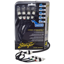 Load image into Gallery viewer, Stinger SI8412 12FT 4 Channel Triple Shielded Interconnect Cable