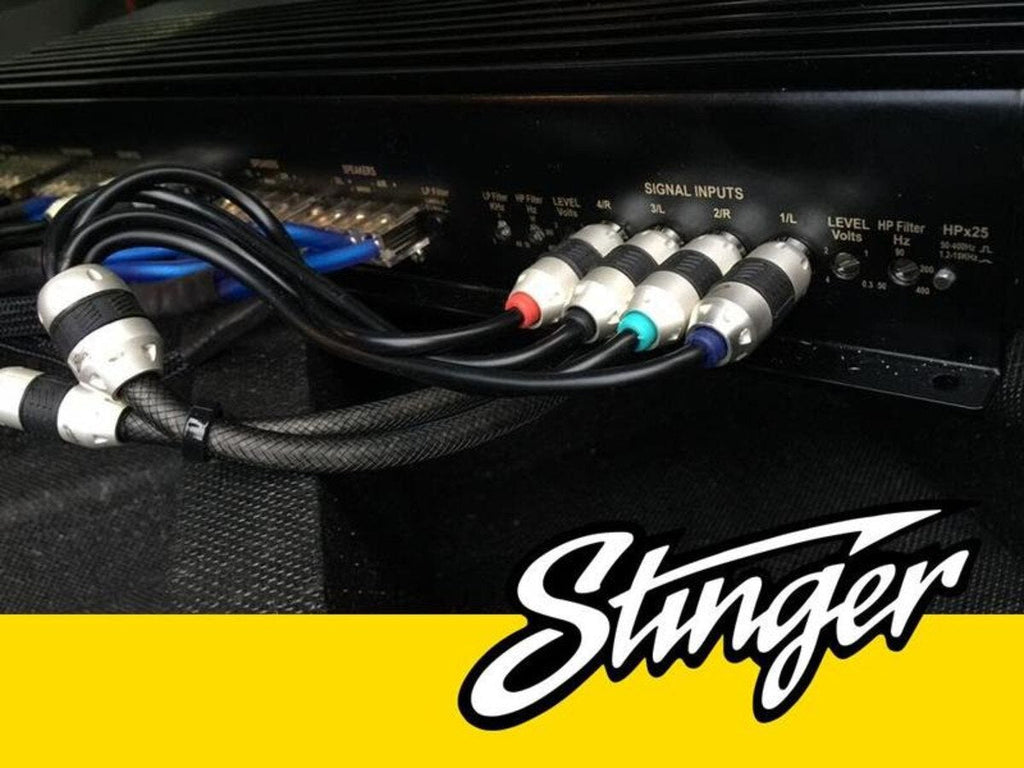 Stinger SI8412 12FT 4 Channel Triple Shielded Interconnect Cable