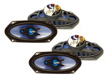 Load image into Gallery viewer, 2 Pairs Sky Audio SK4109 4x10" 3 Way 350W Coaxil Car Speakers