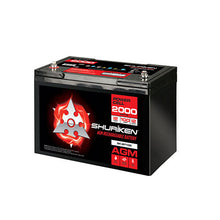 Load image into Gallery viewer, Shuriken SK-BT100 12V High Performance AGM Power Cell Battery for Systems Up To 2000 Watts