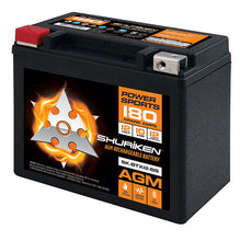 Load image into Gallery viewer, Shuriken SK-BTX12-BS 180 CRANK AMPS / 10AMP HOURS AGM Power Sports 12V Battery