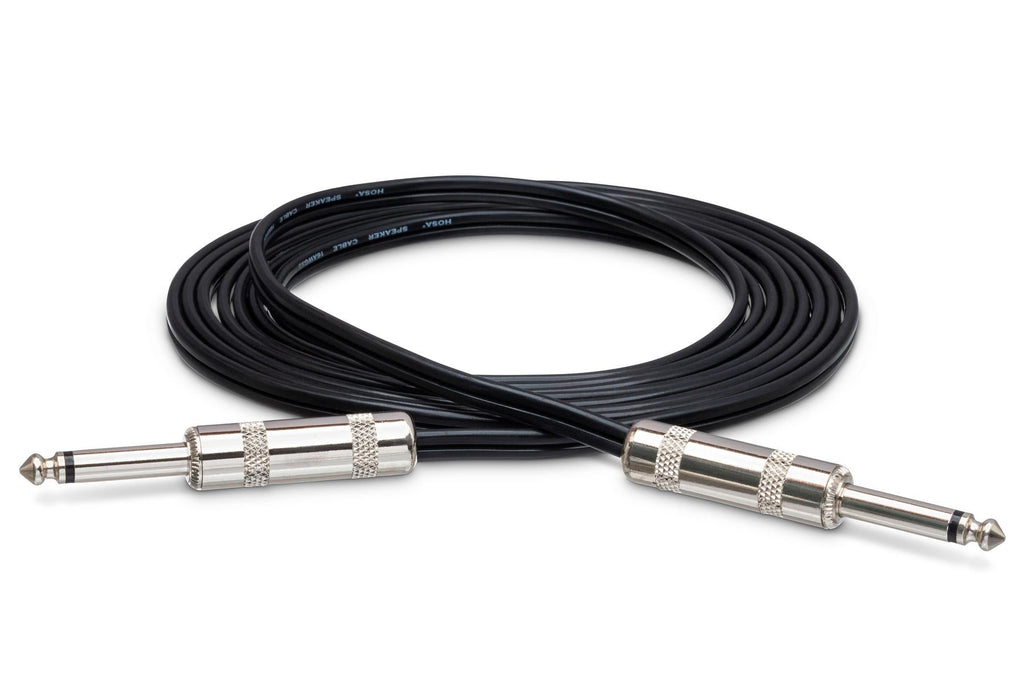 Hosa SKZ-610 Speaker Cable Hosa 1/4" TS to Same 10 foot Black