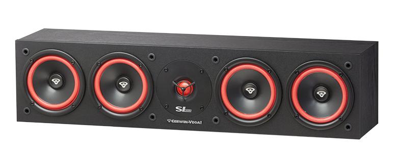 Cerwin Vega SL-45C Quad 5 1/4" Center Channel Speaker 150 Watt Home Theater