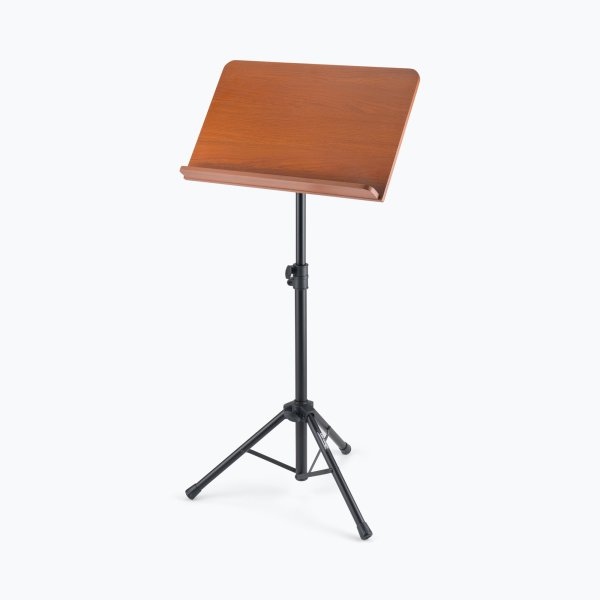 On-Stage SM7312W Music Stand w/ Wide Rosewood Bookplate