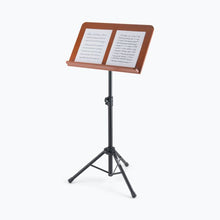 Load image into Gallery viewer, On-Stage SM7312W Music Stand w/ Wide Rosewood Bookplate