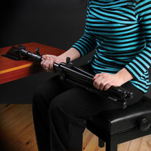 Load image into Gallery viewer, On-Stage SM7312W Music Stand w/ Wide Rosewood Bookplate