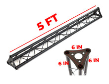 Load image into Gallery viewer, MR DJ ST150-2-6-1 DJ Lighting Truss Stand Dual Crank-Up Stand &amp; 5FT X 6" Triangle Truss