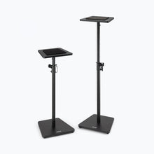 Load image into Gallery viewer, On-Stage SMS7500B Wood Studio Monitor Stands (Black, Pair)