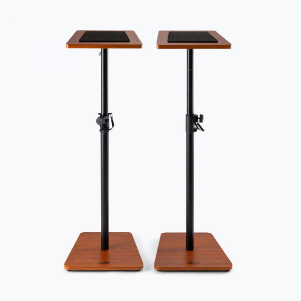 On-Stage SMS7500RB Wood Studio Monitor Stands (Rosewood, Pair)