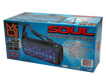 Load image into Gallery viewer, MR DJ SOUL Double 4" Portable Power Active Bluetooth Rechargeable LED Light Speaker