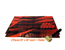 Load image into Gallery viewer, DC Sound SP-BK2 2 Sheets 18" x 32" Sound Deadening Noise Insulation Vibration Dampening Material Bulk Kit +Roller