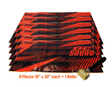 Load image into Gallery viewer, DC Sound SP-BK6 6 Sheets 18" x 32" Sound Deadening Noise Insulation Vibration Dampening Material Bulk Kit +Roller