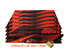 Load image into Gallery viewer, DC Sound SP-BK5 5 Sheets 18" x 32" Sound Deadening Noise Insulation Vibration Dampening Material Bulk Kit +Roller
