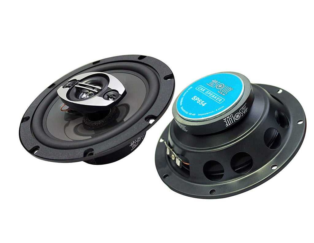Absolute USA SP654 6.5" 500W 4 Way full-range loudspeakers Car Speakers