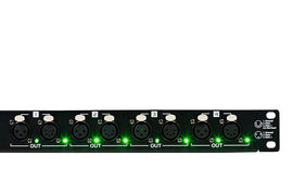 Antari SPLIT124 Event Lighting - 1 In and 4 Out and 1 Through - Optical DMX Splitter