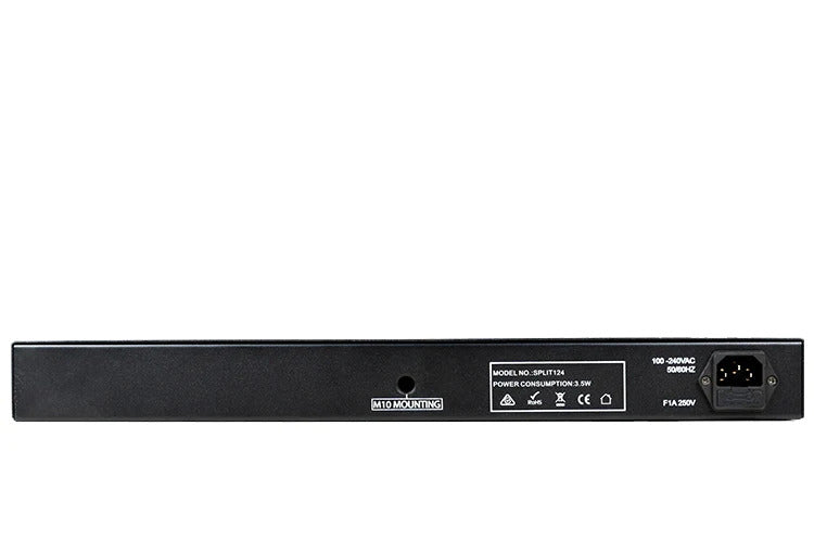 Antari SPLIT124 Event Lighting - 1 In and 4 Out and 1 Through - Optical DMX Splitter