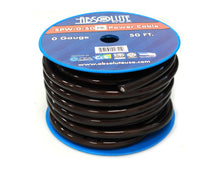 Load image into Gallery viewer, 2 1/0 Gauge 50 FT PRO Xtreme Twisted Power / Ground Battery Wire Cables Black