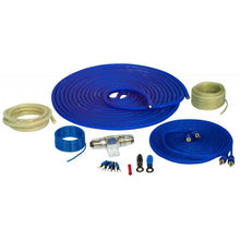 Load image into Gallery viewer, Stinger SS1200XS 1200W Amp Kit w/ Blue Twisted RCA &amp; Satin Acc Fuse Holder w/ 150A Fuse