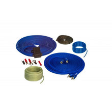 Load image into Gallery viewer, Stinger SS300XS 300W Amp Kit w/ Blue Twisted RCA &amp; Satin Acc w/ Atc Fuse