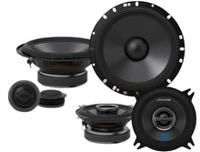 Load image into Gallery viewer, Alpine S-Series S-S65C 6.5" 2-Way Component Speaker &amp; S-S40 4" Coaxial Speakers