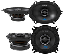 Load image into Gallery viewer, Alpine S-Series S-S57 5"x7" 2-Way Coaxial Speaker and S-S40 4" Coaxial Speaker