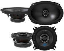 Load image into Gallery viewer, Alpine S-Series S-S69 6"X9" 2-Way Coaxial Speaker and S-S40 4" Coaxial Speaker