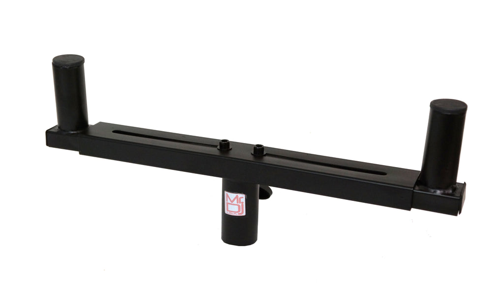 2 MR DJ SSD80 Universal Dual Speaker Pole Mount Adjustable Bars for PA/DJ Speaker Cabinets