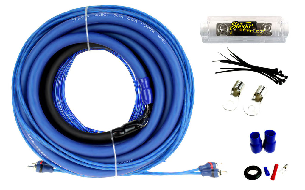 Stinger SSK0 Amplifier 1/0 Ga Wiring Kit
