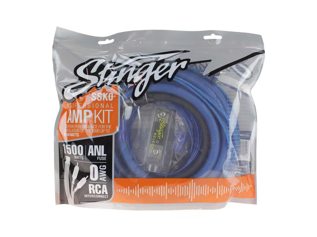 Stinger SSK0 Amplifier 1/0 Ga Wiring Kit