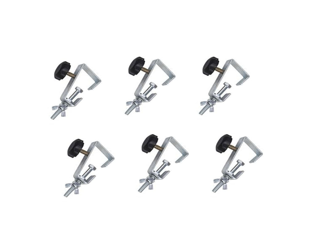 MR DJ ST150-2 2 X 10Ft Light Stand Stage Lighting Truss Hand Crank Up + 6" T-Bar Truss Adapter