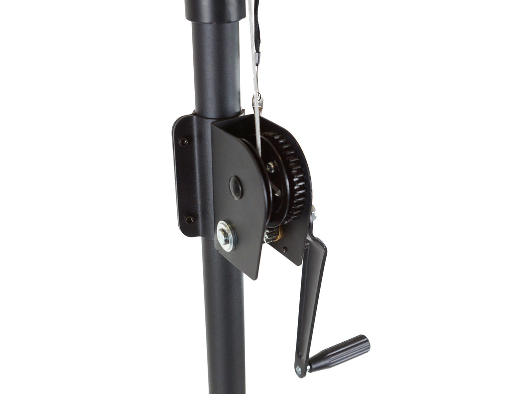 MR DJ ST150-2 2 X 10Ft Light Stand Stage Lighting Truss Hand Crank Up + 6" T-Bar Truss Adapter