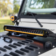 Load image into Gallery viewer, Hexcore STL20LB 20-Inch Straight LED Light Bar, Driving Beam with Amber &amp; White Position Light