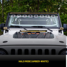 Load image into Gallery viewer, Hexcore STL20LB 20-Inch Straight LED Light Bar, Driving Beam with Amber &amp; White Position Light
