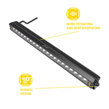 Load image into Gallery viewer, Hexcore STL20LB 20-Inch Straight LED Light Bar, Driving Beam with Amber &amp; White Position Light
