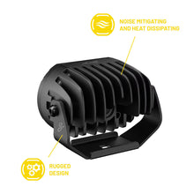 Load image into Gallery viewer, Hexcore STL2X4PDL 2X4-Inch (4.0" x 2.7") Amber &amp; White LED Pod Lights (Pair)