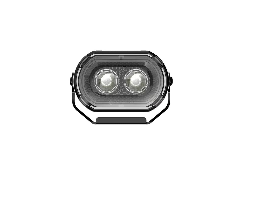 Hexcore STL2X4PDL 2X4-Inch (4.0" x 2.7") Amber & White LED Pod Lights (Pair)