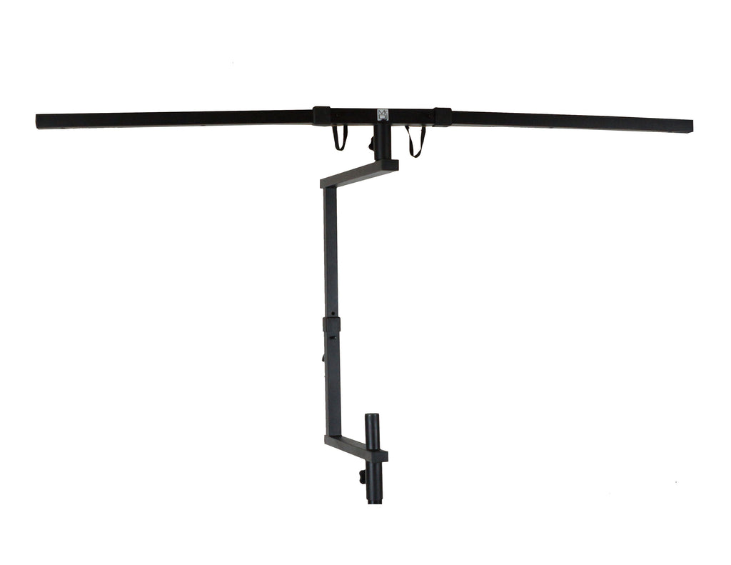MR DJ STSPLI-SS350Y Adjustable T-Bar Stage Lighting Extension with Speaker Stand