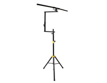 Load image into Gallery viewer, MR DJ STSPLI-SS350Y Adjustable T-Bar Stage Lighting Extension with Speaker Stand