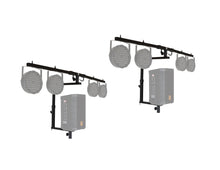 Load image into Gallery viewer, 2 MR DJ STSPLI Adjustable T-Bar Stage Lighting Extension for Speaker Stands