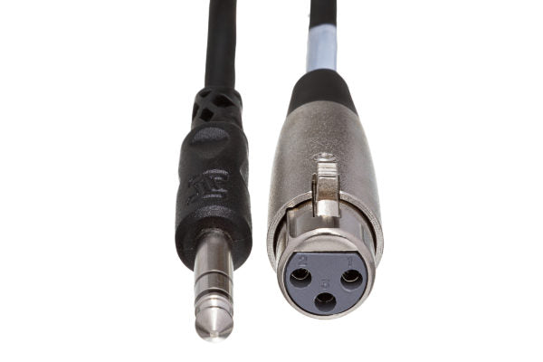 Hosa STX-110F XLR Socket to 1/4" TRS Plug Cable 10 Feet