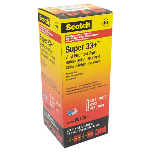 Install Bay SUPER33-10 Super 33+ Premium Electrical Tape - 10 Pack