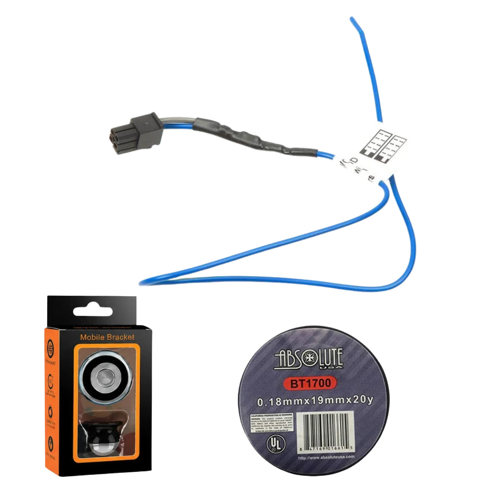 Crux SWC-KNW Steering Wheel Control Harness for Select Kenwood JVC Car Stereos Bundle