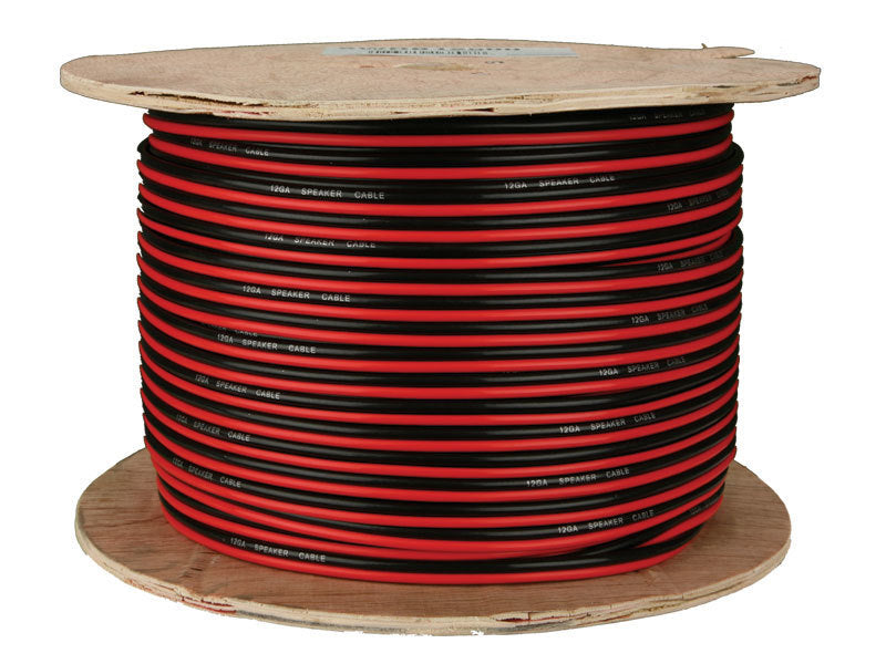 Install Bay SWRB14500 Speaker Wire 14 Gauge All Copper Red-Black Paired Coil - 500 ft